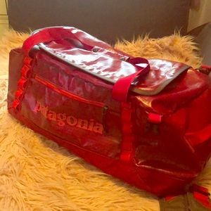 Patagonia 40L Black Hole Travel Duffel Bag - Red